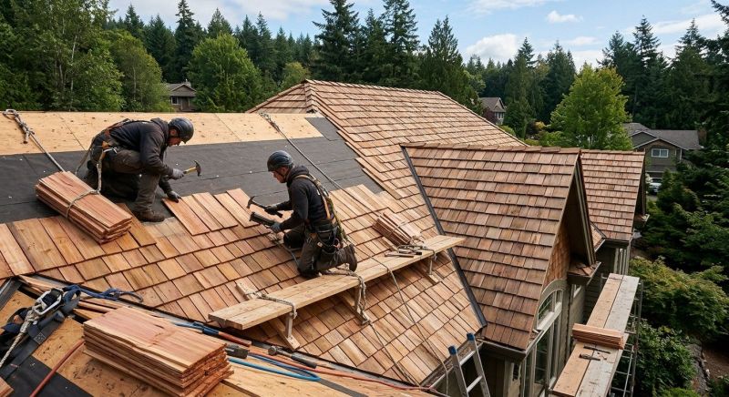 Wooden Roof Installation in Ashtabula County, OH